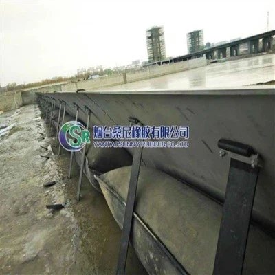 Reparation og udskiftning af gummiairbags til udløbsport